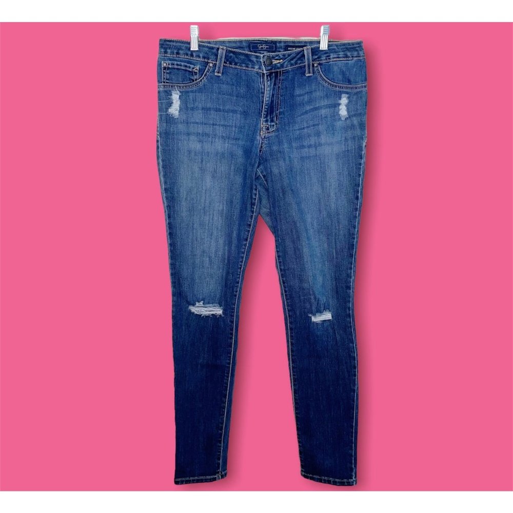 Jessica simpson distressed kiss mee jeggings